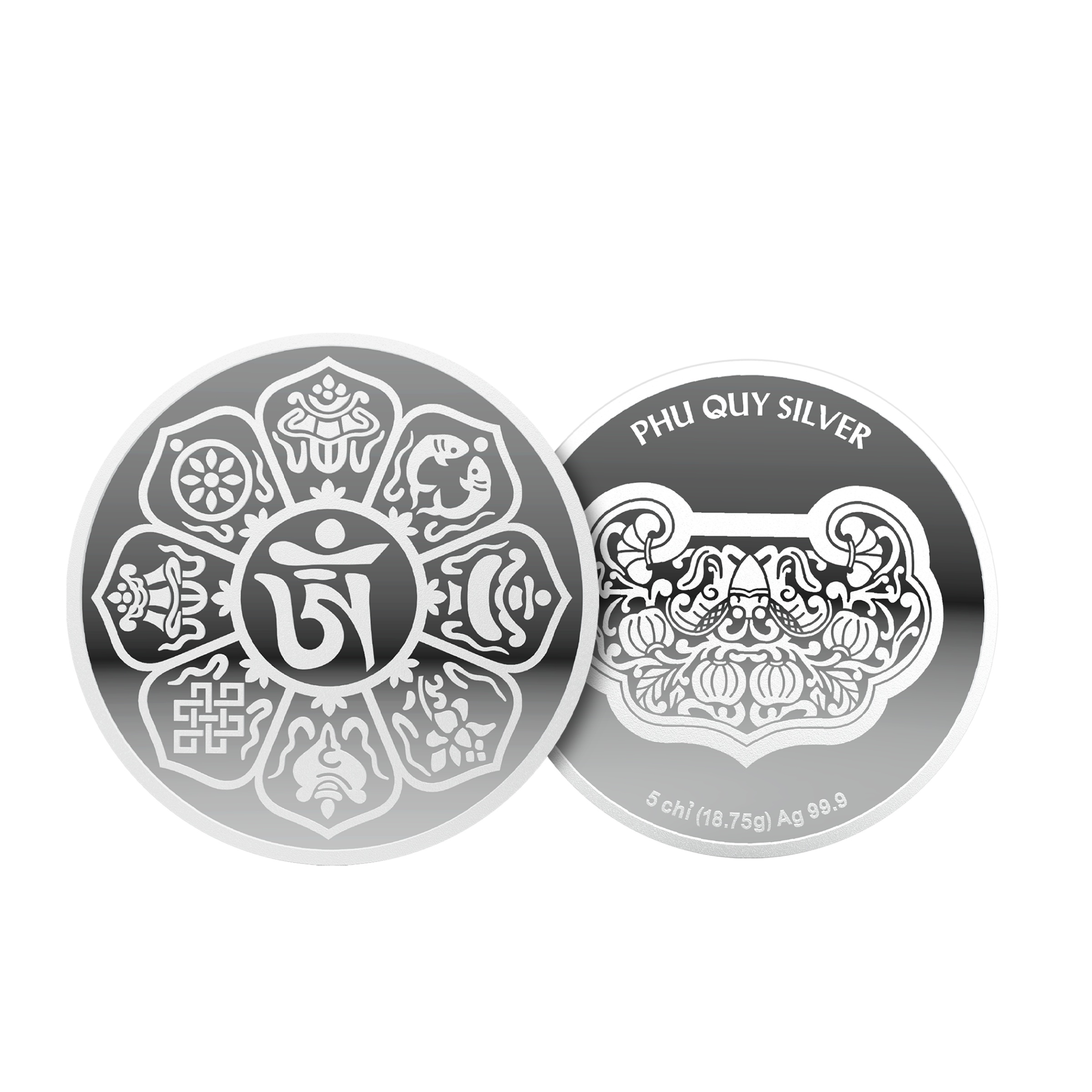 Bạc Miếng Bát Bảo Cát Tường